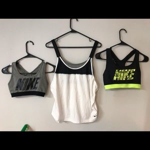 NIKE sports Bras and Tank
